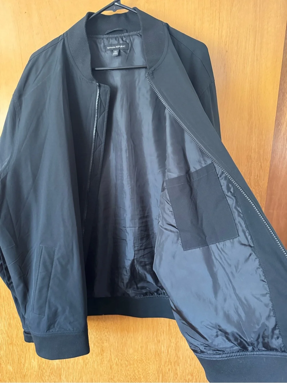 Banana Republic Black Bomber Jacket